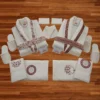 kf-A5f335e447fb7443a8e91291b83105328b-Robe-Set-Bathrobe-Set-16-PCS-Men-Women-Bathroom-Nightglown-Hand-Face-Towel-Slippers-Poach-Soap Robe Set Bathrobe Set 16 PCS Turkish High Quality