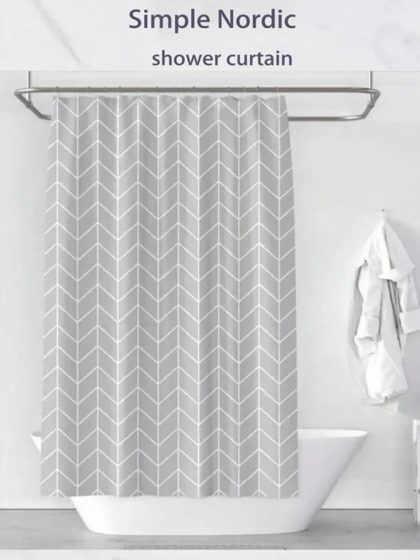 kf-Aee81b8ad6a254103aeef29d822e28ef7C-Nordic-simple-gray-solid-color-bathroom-thicken-shower-curtain-cloth-bathroom-partition-curtain-shower-curtain Nordic Gray Thick Shower Curtain