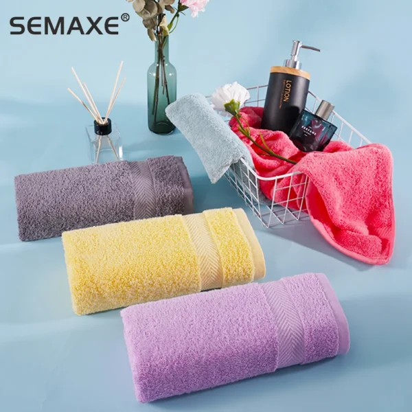 kf-H31a481d34e584d448d15d957530fb43c2-SEMAXE-towel-40-70-soft-water-absorbent-non-fading-100-cotton-hand-towel-suitable-for-SPA SEMAXE towel 40 * 70 soft