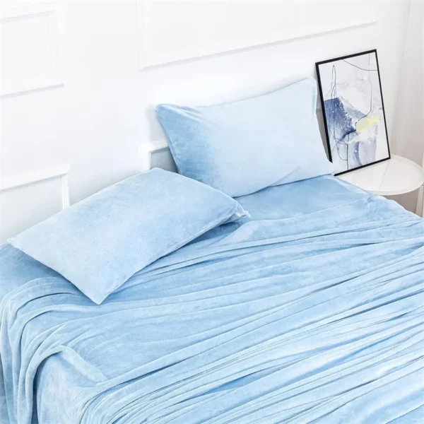 kf-S0003237ddccf4d3eb44730b06bb4d3fcy-Ultra-Soft-Milk-Velvet-Bed-Sheets-Set-Autumn-Winter-Bedding-Set-4-6-Pieces-Flannel-Fitted Ultra Soft Milk Velvet Bed Sheets Set Autumn