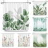 kf-S0bb141592079420bbbedc7bc519f5db52-Tropical-Greenery-Leaf-Shower-Curtain-Tulip-Bathroom-Curtain-Romantic-Refreshing-Curtain-Polyester-Waterproof-Bathroom-Shower Romantic Waterproof Polyester Shower Curtain