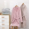kf-S0d3bf171b555471a82a30bcf357be499y-1pcs-Unisex-Autumn-stripe-Bathrobe-Hooded-Kimono-Bath-Robe-Night-Cozy-Sleepwear-Women-Dressing-Gown-Home Unisex Autumn Striped Bathrobe
