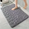 kf-S1027660567ca4336a6f375ee898cdc92I-3D-Non-Slip-Bathroom-Mat-Cobblestone-Embossed-Bath-Mats-Absorbent-Doormat-Carpet-Door-Floor-Mats-Machine 3D Non Slip Bathroom Mat