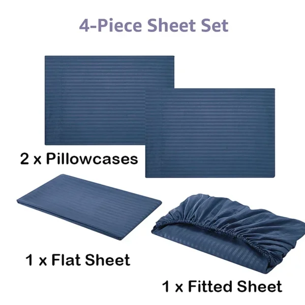 Cooling Fitted & Flat  Bedding Set