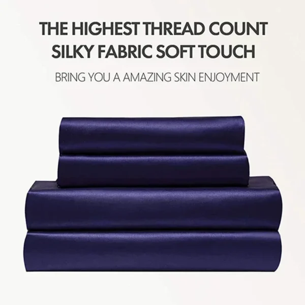 kf-S25169c928ffa4358b05bba7fbc8e4e19b-High-End-Satin-Fabric-Queen-Size-Bed-Sheet-Set-Luxury-Grade-A-Bed-Linen-Set-Solid High End Satin Fabric Luxury Bed Sheet Set