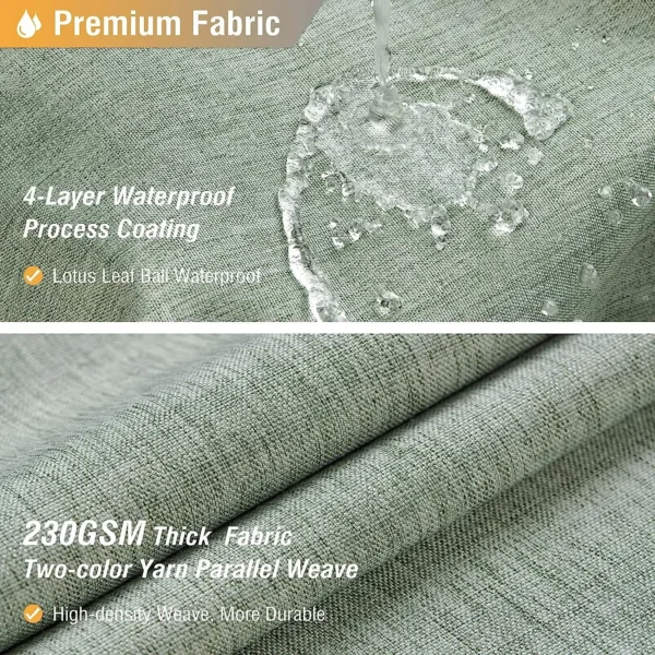 Luxury Linen Shower Curtain with Silver Metal Hooks