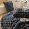 Thick Plush Rabbit Faux Fur Blanket