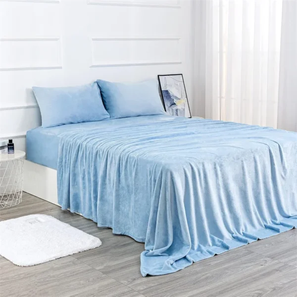 kf-S4fa4a4b1ad064a1f908faa5d07f21709Z-Ultra-Soft-Milk-Velvet-Bed-Sheets-Set-Autumn-Winter-Bedding-Set-4-6-Pieces-Flannel-Fitted Ultra Soft Milk Velvet Bed Sheets Set Autumn
