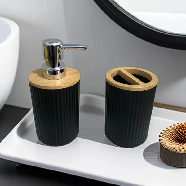 Plastic Bathroom Accessories Set