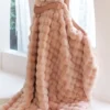 Thick Plush Rabbit Faux Fur Blanket