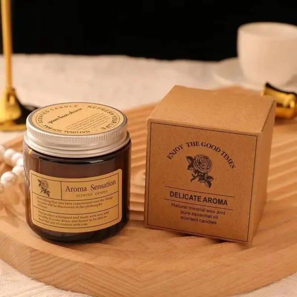 kf-S5e9185774fd64a8db85d28e7d43f8d24D-Smokeless-Aromatic-Scented-Candle-Handmade-Soybean-Wax-Candles-Festival-Wedding-Birthday-Party-Gift-Glass-Cup-Home Soybean Wax Smokeless Aromatic Scented Handmade Candle