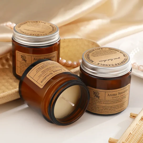 kf-S63e1f484c0c041c6a75b7ff5189c0339Z-Smokeless-Aromatic-Scented-Candle-Handmade-Soybean-Wax-Candles-Festival-Wedding-Birthday-Party-Gift-Glass-Cup-Home Soybean Wax Smokeless Aromatic Scented Handmade Candle