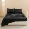 kf-S72bc7fb7eb1248c3befca33f4828379d4-Satin-Bed-Sheets-Queen-Size-Sheets-Set-4-Pcs-Silky-Bedding-Set-1-Deep-Pocket-Fitted Satin Silky Bedding Set