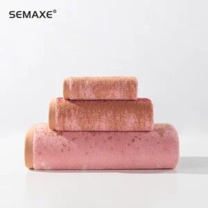 kf-S84b5bc06759144fd94be42f5b3b5b8f6m-SEMAXE-100-Cotton-Towel-Set-Couple-Models-Towel-Bathroom-Soft-Super-Absorbent-Bath-Towels-Hand-Towel SEMAXE Cotton Towel Set