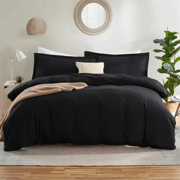 kf-S89b7e52523c64b01ac665c6ef735bba0J-Washed-Cotton-Duvet-Cover-Set-Black-Bedding-Sets-for-Hotel-Bedroom-Brushed-Quilt-Cover-Pillowcase-Flat Linen Cotton Duvet Cover Set