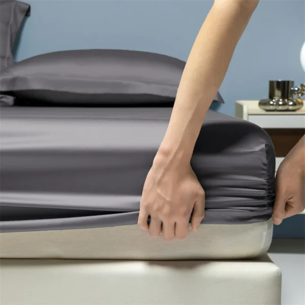 Egyptian Cotton Luxury Hotel Fitted Bedsheet Flat Sheet Sets