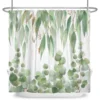 kf-S904c2cf20483478b908633b2874791a2Y-Tropical-Greenery-Leaf-Shower-Curtain-Tulip-Bathroom-Curtain-Romantic-Refreshing-Curtain-Polyester-Waterproof-Bathroom-Shower Romantic Waterproof Polyester Shower Curtain