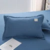 kf-S91058b47528142bcb86e72955f949a367-Blue-Duvet-Cover-Set-Home-Textile-Solid-Color-Minimalist-Style-Comforter-Cover-Pillowcase-Single-Queen-King Duvet Cover Set Solid Color Minimalist Style