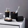 Plastic Bathroom Accessories Set