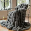 kf-Sb61c2605469f41b6810a1d0e193aad48n-Luxurious-Faux-Rabbit-Fur-Reversible-Throw-Blanket-Nap-Blanket-Air-Conditioning-Blankets-for-Beds-Office-Outdoor Luxurious Faux Rabbit Fur Reversible Throw