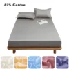kf-Sb8fea07386d3414d9f0abc95ee992125A-85-Cotton-Bed-Sheet-with-Elastic-Band-Replacement-Fitted-Bed-Sheet-Eur-Mattress-Protective-Cover-135 85% Cotton Bed Sheet with Elastic Band Replacement Fitted Bed Sheet
