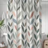 kf-Sc02fb3397fa24103bd4cddc0af939fcai-1-pack-of-colorfulful-leaf-pattern-polyester-material-shower-curtain-tarpaulin-bathroom-thickeneded-mildew-proof-partition colorfulful leaf pattern polyester material shower curtain
