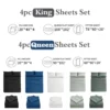 Four-Piece Solid Luxury Bedding Set