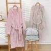 kf-Sc934ea541d8440a8bc61be3ecd7ea757O-1pcs-Unisex-Autumn-stripe-Bathrobe-Hooded-Kimono-Bath-Robe-Night-Cozy-Sleepwear-Women-Dressing-Gown-Home Unisex Autumn Striped Bathrobe