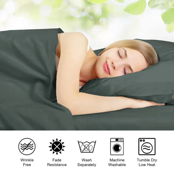 Four-Piece Solid Luxury Bedding Set