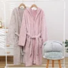 kf-Sdade904348ee4cb58120006eee139abbV-1pcs-Unisex-Autumn-stripe-Bathrobe-Hooded-Kimono-Bath-Robe-Night-Cozy-Sleepwear-Women-Dressing-Gown-Home Unisex Autumn Striped Bathrobe