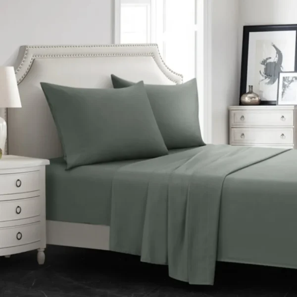 Four-Piece Solid Luxury Bedding Set