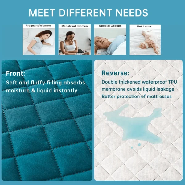 kf-Sdea9cc39c7df40a194317b403492caa6U-1pc-3D-Air-Fabric-Thick-Mattress-Cover-100-Waterproof-Mattress-Protector-Soft-and-Breathable-Fitted-Bed 3D Air Fabric Thick Mattress Cover