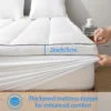 1pc Cooling Extra Thick Fluffy & Soft Knitted Mattress Protector