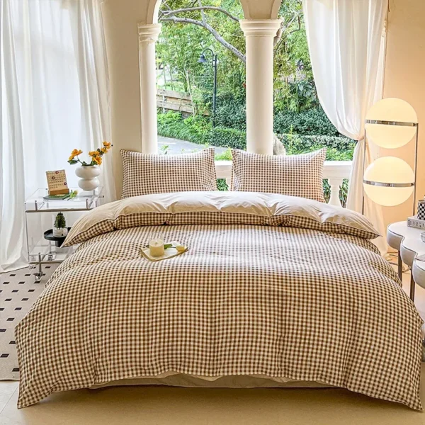 kf-Se566bcd09b304740b0e3237c042ee179r-Soft-Skin-Four-piece-Cartoon-Ins-Bed-Cover-Three-piece-Summer-Set-Single-Piece-Bedding-Dorm Soft Skin Four-piece Cartoon Bed Sheet Set