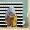 kf-Sec7d2543b04247db87bca5f83263179cr-New-Arrival-Cat-Shower-Curtain-3D-Print-Bathroom-Waterproof-Polyester-Curtain-Octopus-Washable-Bath-Decor-Curtains 3D Cat & Octopus Shower Curtain – Waterproof Polyester with 12 Hooks