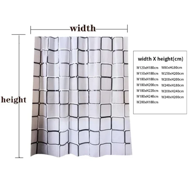 kf-Sf3cfb87e01744e9b9e8209334f0eaec4J-Bathroom-Shower-Curtains-with-Hooks-Waterproof-and-Mildew-Proof-Durable-Bathroom-Screens-PE-EVA-Self-crop Waterproof & Mildew-Proof PEVA Shower Curtain with Hooks