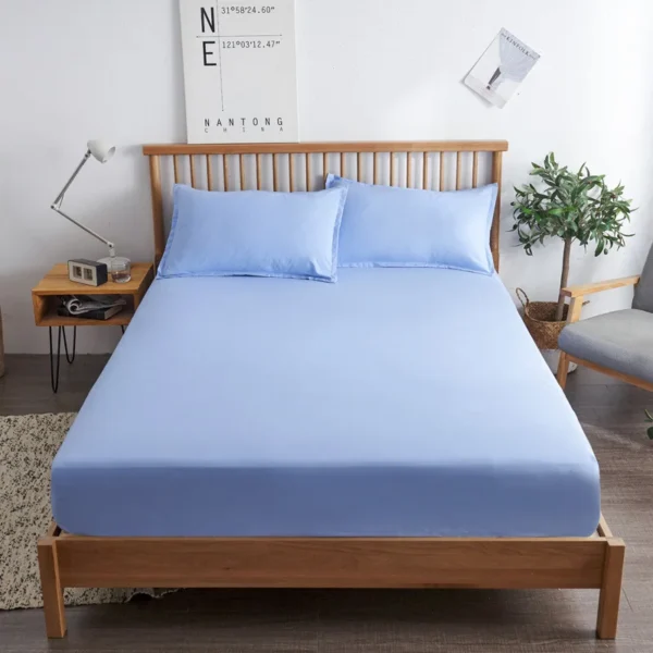 kf-Sf934f5ebe1664e278e4df3cc955b779ao-85-Cotton-Bed-Sheet-with-Elastic-Band-Replacement-Fitted-Bed-Sheet-Eur-Mattress-Protective-Cover-135 85% Cotton Bed Sheet with Elastic Band Replacement Fitted Bed Sheet